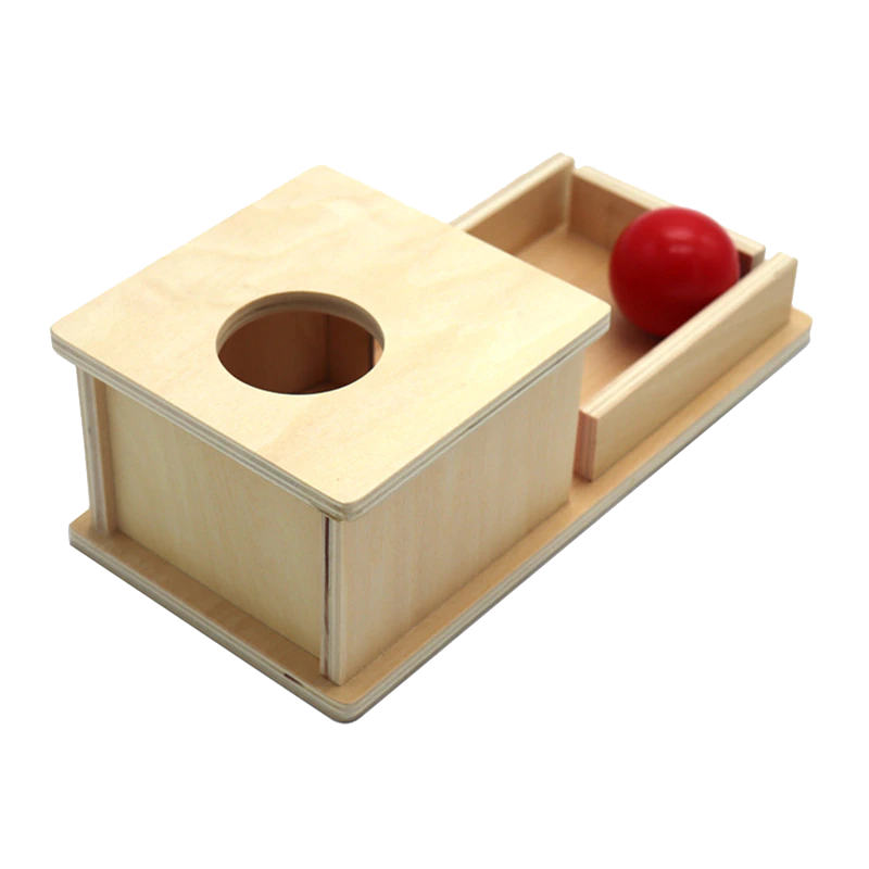 Infilare la pallina in una scatola